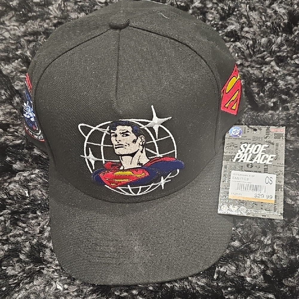 DC Superman Black and Blue Hat